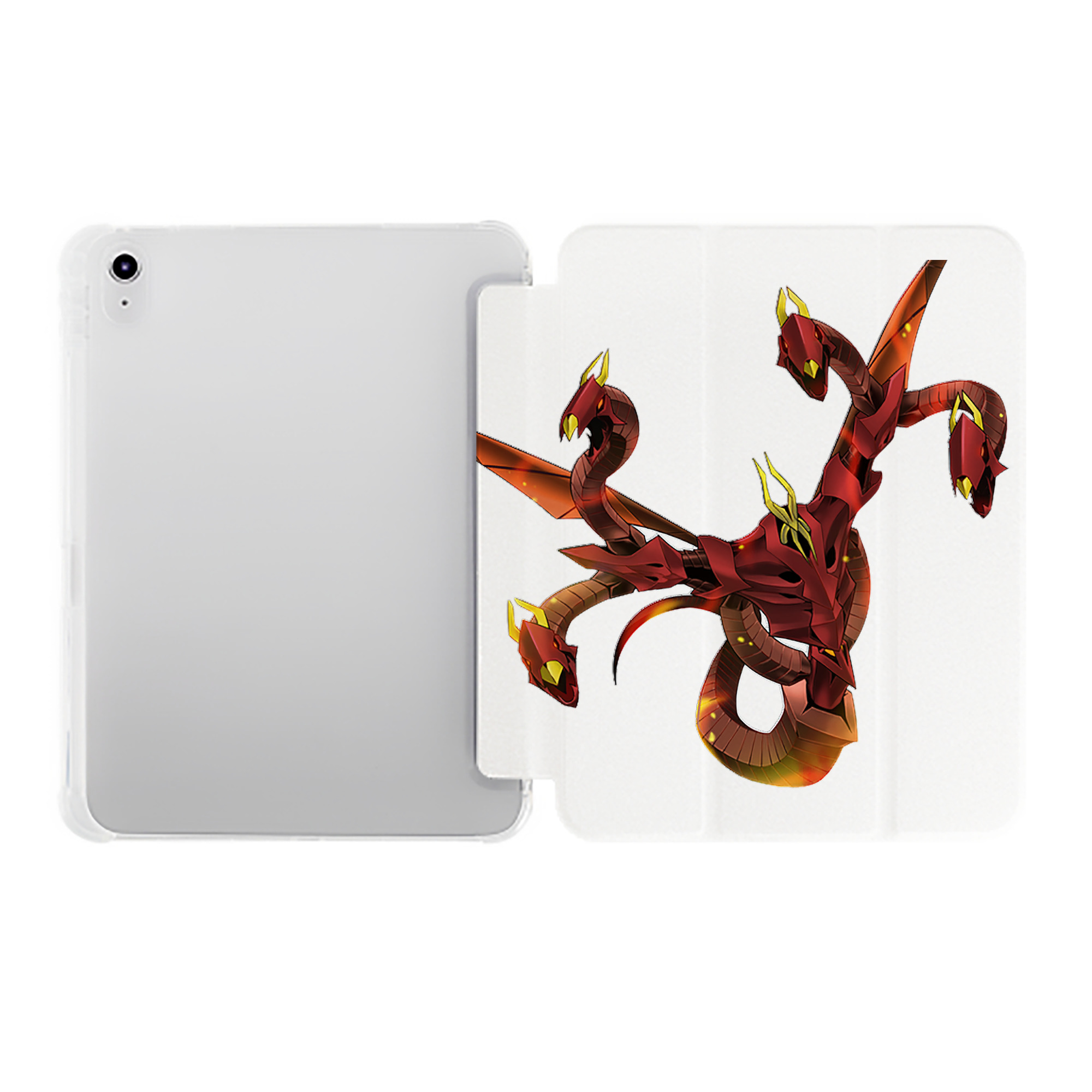 （画像用） 遊☆戯☆王 Yu-Gi-Oh! IPad ケース ペン収納付き 三つ折りスタンド PUレザー×シリコン 対応機種9.5/10.5/10.9インチ